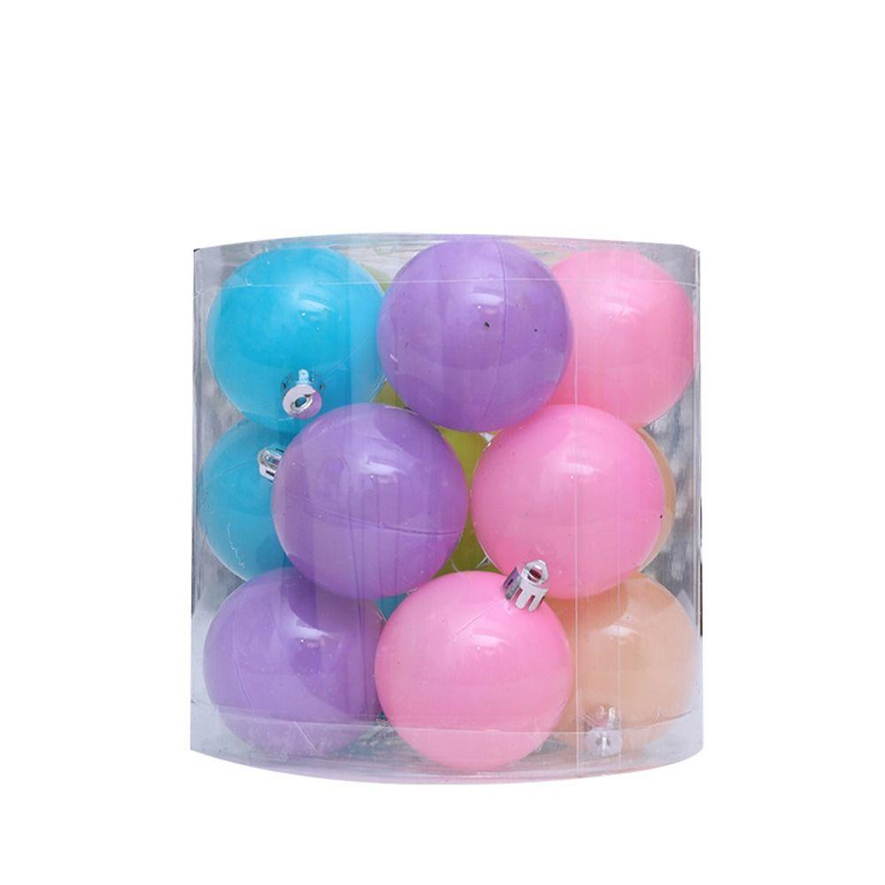 15/20pcs Plastic Christmas Ball Colorful Hang Bauble Ball Xmas Tree Hanging Ornament  Party