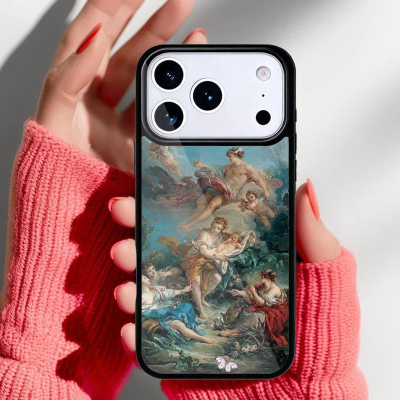 

Renaissance art Painting Phone Case for iPhone 17 Air 16e 15 14 13 Pro Max Back Cover for 12 11 Pro Coque iPhone17 Pro Max