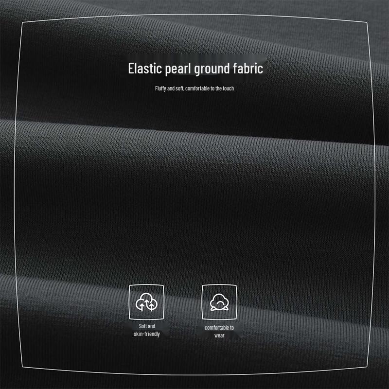 HLA Men's Spring 2025 High Mountain Series Crew Neck Embroidered Sweatshirt