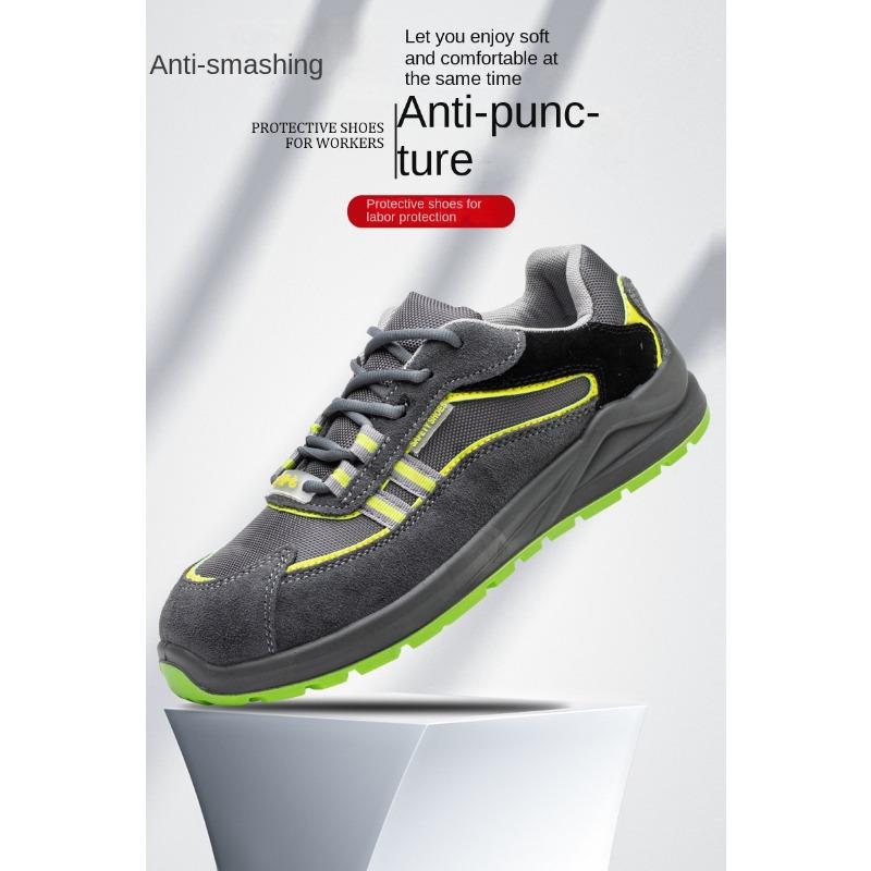 Anti-static Labor Insurance Shoes, Smash-proof and Puncture-proof, Four-season Safety Shoes, Non-slip and Wear-resistant Work Shoes