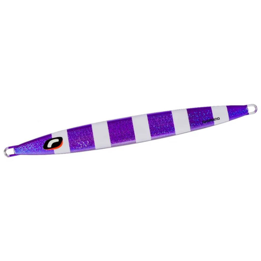 SHIMANO Offshore Jig Ocea Long Weber 290g 022 S Purple Silver Zebra Glow JV-L29U