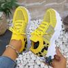 Women's Mesh Knitted Sneakers Summer Designer Breathable Increased Casual Sneakers Lightweight Woman Platform Walking Shoes