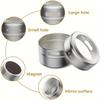 Spice Tins Magnetic Jars Stainless Steel with Clear Lids Salt Pepper Seasoning Organizer Container Kitchen Storage Accessories