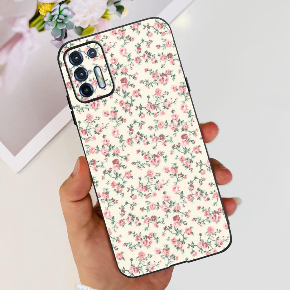 För Motorola Moto G9 Plus Fodral Mode Design Mjukt TPU-skydd För Motorola Moto G9 Power MOTO G9Plus Svart Silikonstötfångare