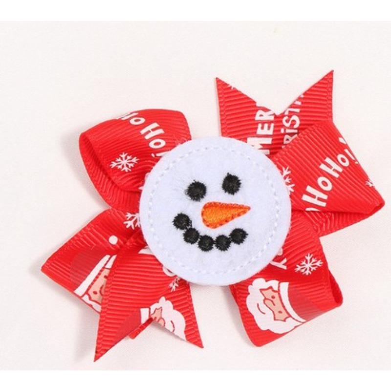 Kid Girl Elk Santa Claus Christmas Tree Hairpins Baby Girl Hair Clips Christmas Hair Fashion Accessories Christmas Hair Clips