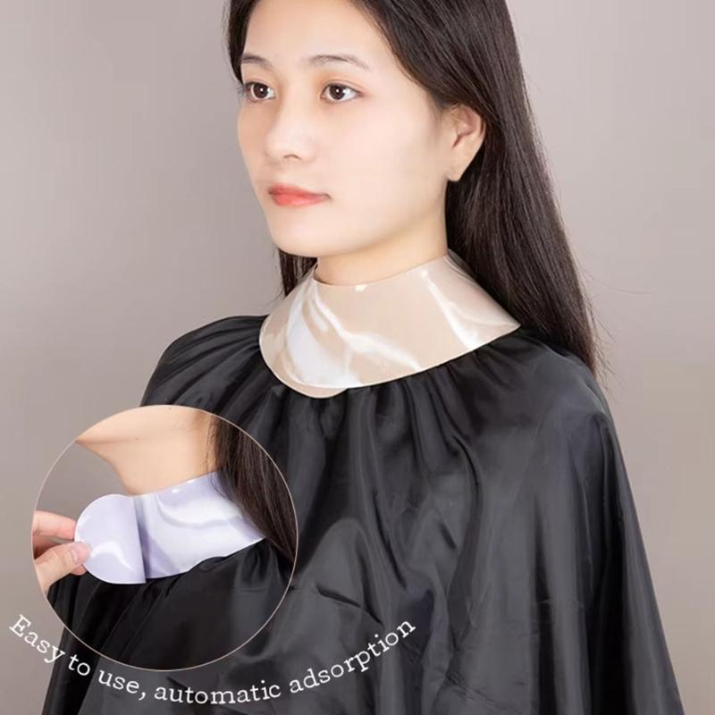 Hair Dyes Collar,Salon Hairdressing Hair Cutting Cape,Professional Hair Coloring Cape Silicone Neck Shield Neck Wrap