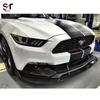 Carbon Fiber Double Layer Front Lip Splitter for Ford Mustang - Front Bumper Chin Kit.