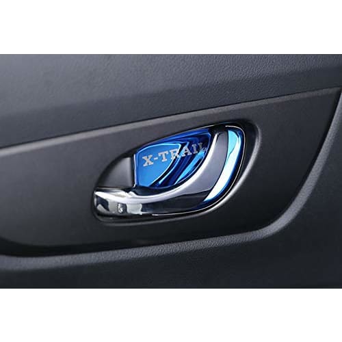 Full set of 4 inner handle covers specifically designed for Nissan X-TRAIL T32 Made of stainless steel! Mirror finish interior panel (silver)