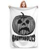 Flannel Throw Blanket Haunted Mound Sematary Ghost Mountain Warm Plush Blankets Soft Bedspread for Living room Home Travel Sofa