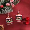 Full Hosting Eco-Friendly Acrylic Earrings, Christmas Snowman Christmas Tree Santa Earrings