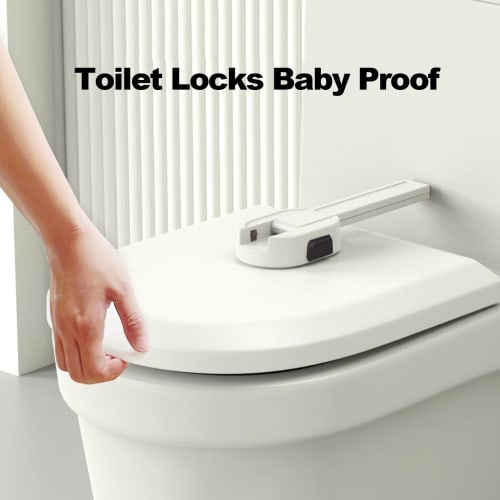Baby Toilet Lock, Universal Child Safety Pet Proof Toilet Seat Lock, Baby Proof Toilet Seat Lock, Toddler Toilet Seat Lock, Toilet Latch To Prevent Ac