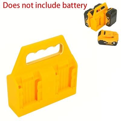 20V Battery Holder Battery Mounts Dock Holder For Workbench Garage Storage Toolbox Vehicle Accessories No Battery