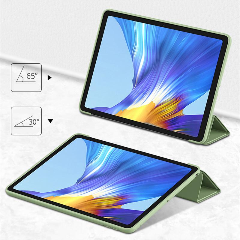 Custodia Per Huawei MatePad SE 11 2024 Cover Custodia Pieghevole a Triplo Angolo Pelle PU Dorso in Silicone Cover con Supporto Pieghevole Per Matepad se 11 Custodia Coque