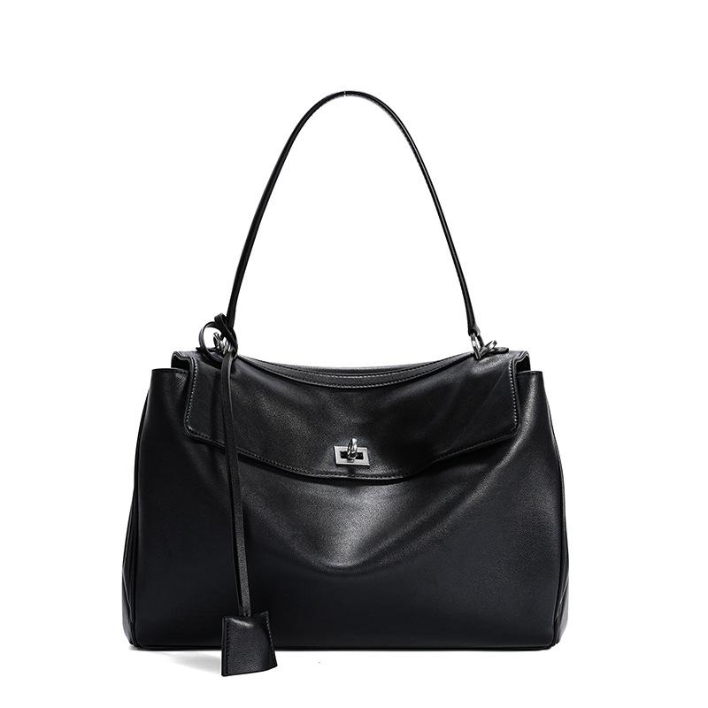 Neue Rodeobag Große Kapazität Leder Damen Tasche mit Fortschrittlichem Schloss Fashi Hohe Sensibilität Unterarmtasche