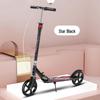 Foldable Two-Wheel Scooter for Adults & Kids - Starry Black with Dual Brakes