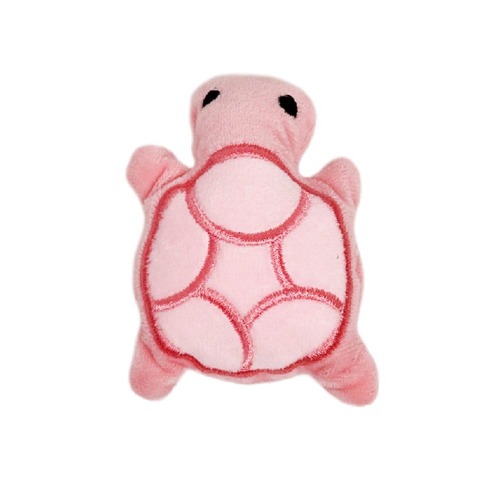 

Funny Fleece Turtle Dog Toy Fun Play Interactive Vocalization Pet Toy Mini Bite Resistant Squeaky Puppy Toy Cat & Dog рожевий