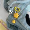 Fashion Resin Stars Sweet Hanging Jewelry Mini Keychain Star Bell Key Chain Christmas Gift