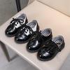 New Children's Leather Shoes, Student Performance Shoes, Lace-up Fashion Girls' Patent Leather Single Shoes, Children's Shoes, Boys' Leather Shoes