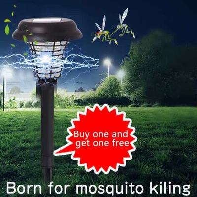 1/2/4/6/8PCS Solar Bug Zapper Mosquito Killer Lamp Waterproof Insect Trap with Toggle Switch for Lawn Garden Balcony Camping Use