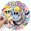 50 Smiling Faces Doodle Cartoon Children's Hand Account Cute DIY Skateboard Mobile Phone Case Suitcase Sticker Waterproof