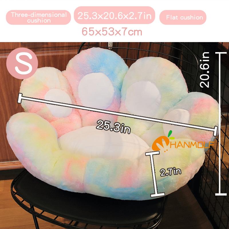 Cat'S Paw Plush Pillow Stuffed Fluffy Chair Sofa Cartoon Animal Seat Cushion Indoor Floor Decoration For Cats Dogs Present