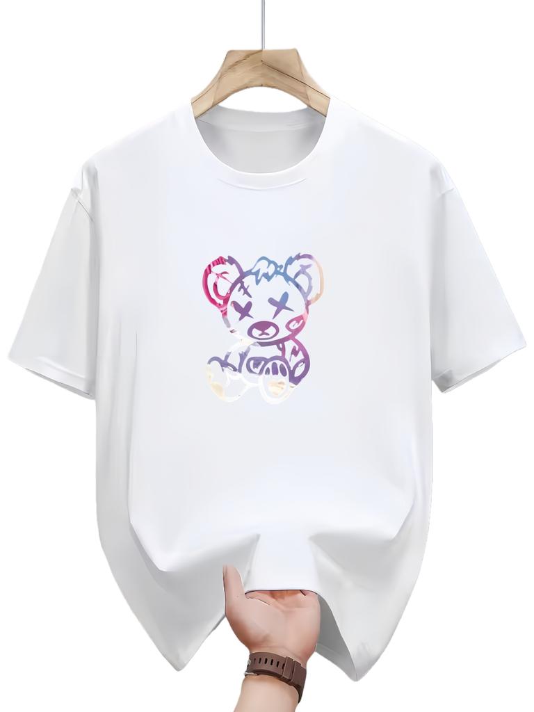 2025 new style fashionable mens and womens roundneck shortsleeved printed Tshirt summer casual Tshirt