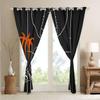 2pcs Erosebridal Basketball Thin Curtains for Boys Kids Sports Curtains, Basketball Court Curtains & Drapes Brown Semi-Blackout