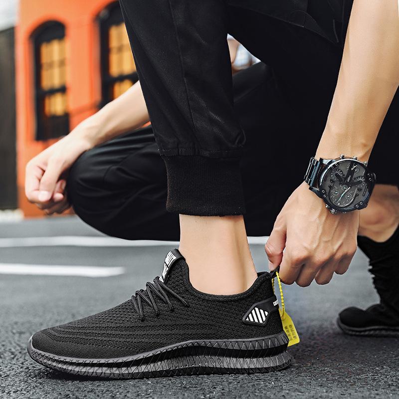 Summer fly-woven sports shoes men's shoes breathable casual shoes 2020 new trend mesh light shoes men's running shoes