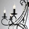 American Country Style Crystal Chandelier Iron Nordic Modern Living Room Candle Chandelier Bedroom Home Decoration Lighting