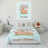 New Arrive! Custom Name Capybara Printed Bedding Set Cartoon Anime Duvet Cover Comforter Pillowcase Boys Girls Adults Great Gift