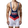 Gilet e Body Sportivi da Uomo TAUWELL in Poliestere - Monopezzo Elastico, Aderente, con Spalline per Wrestling & Ciclismo