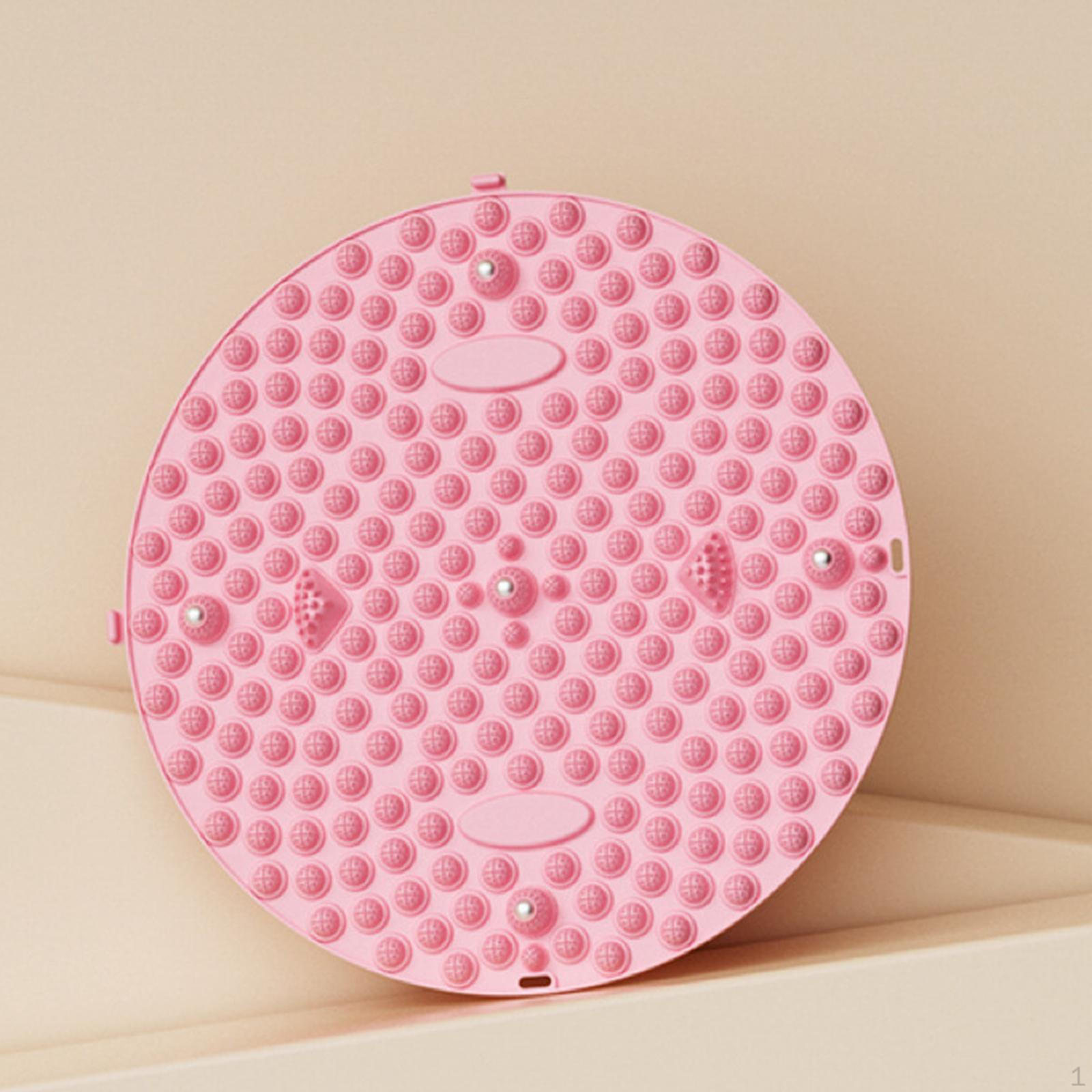 

Массажная подушка для ног, инструмент для нажатия пальцами, портативная конструкция для дома и путешествий розовый