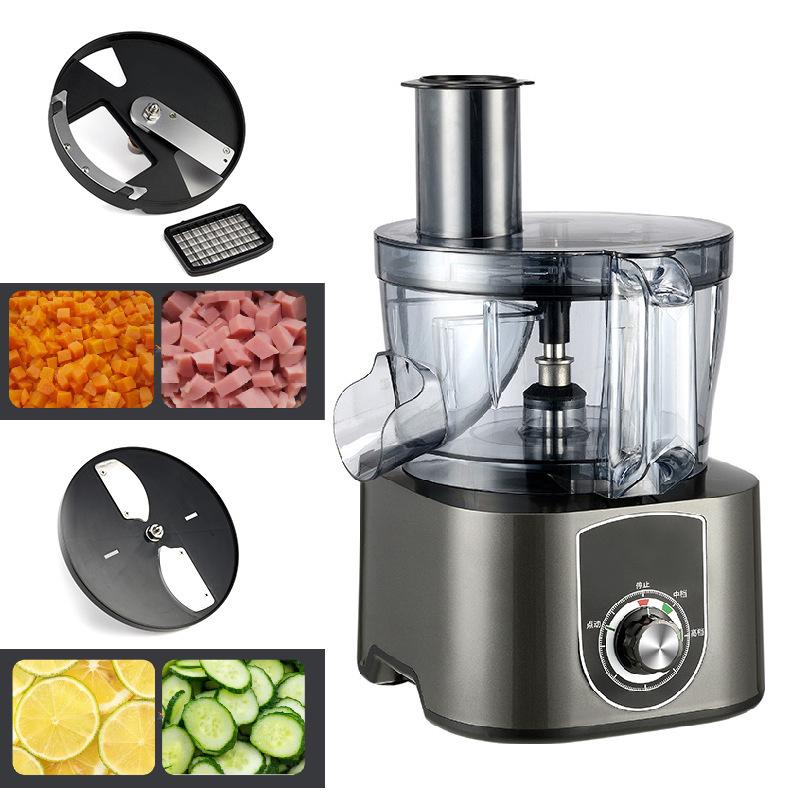 Multifunctional Commercial Vegetable Cutter 3 In 1 Electric Slicer Dicer Shredder for Carrot Fruit Vegetable Food Processor