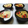 4x Porsche Wheel Centre Caps | Black 65mm