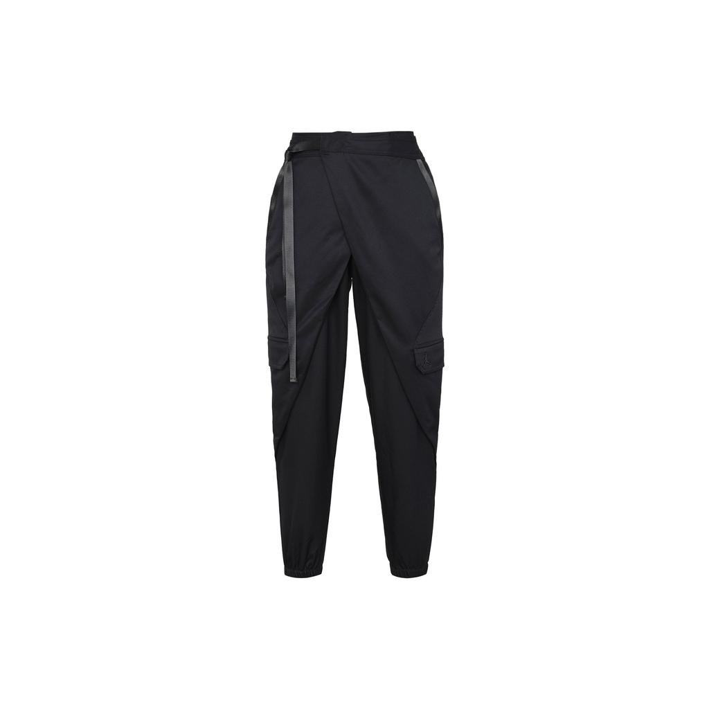 Jordan Wide Band Waist Tapered Joggers Women Bottoms Black DA1528-010