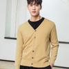 Men's Outer Cardigan Wool Sweater Spring and Autumn Thin Section Loose Cashmere Sweater Knitted Sweater Jacket Trend Youth