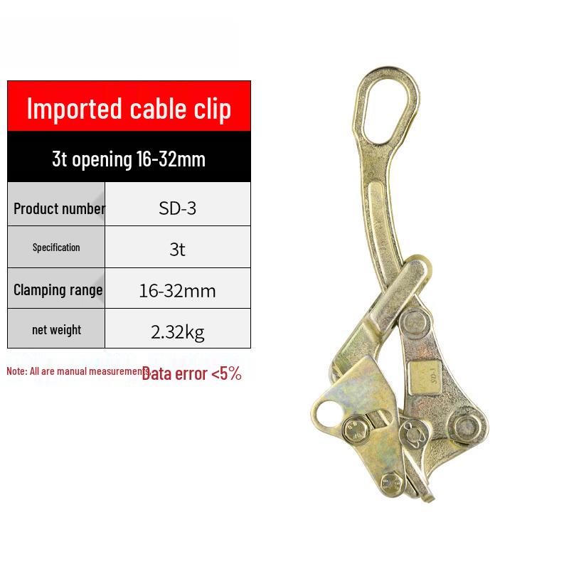 Jundingying 3-Ton Ratchet Wire Tensioner (16-32mm)