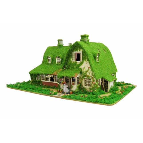 Sankei Kjempe Sitteposer 1/150 Studio Ghibli-serien Kikis budservice Kikis og Jiji's hus (Okino-residensen) MK07-22 Papirhåndverk
