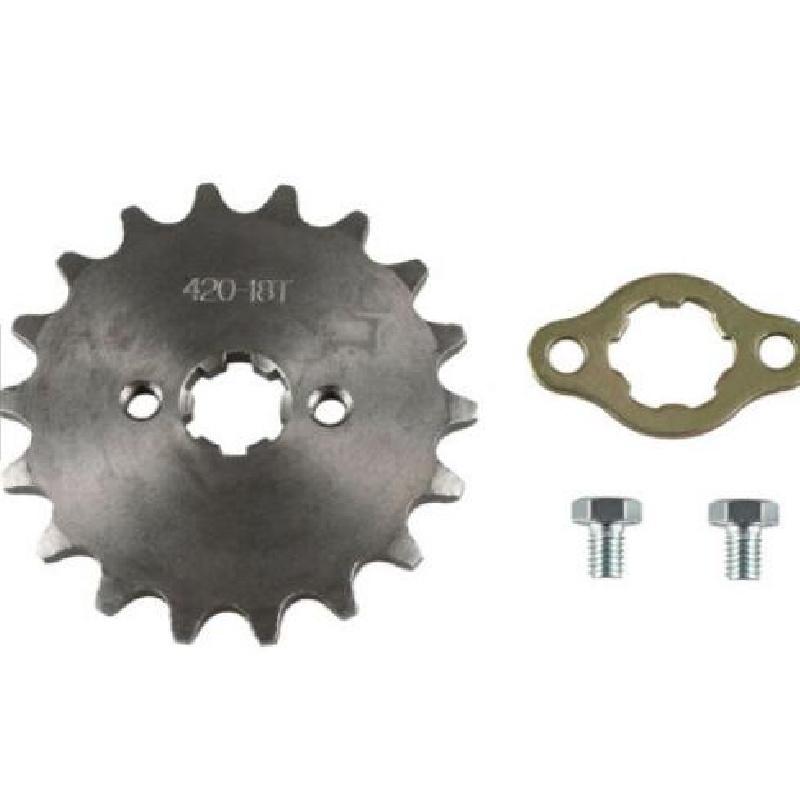 420 18T Front Engine Sprocket 17Mm Id For 50Cc-125Cc 140 150Cc Pit Dirt Bike