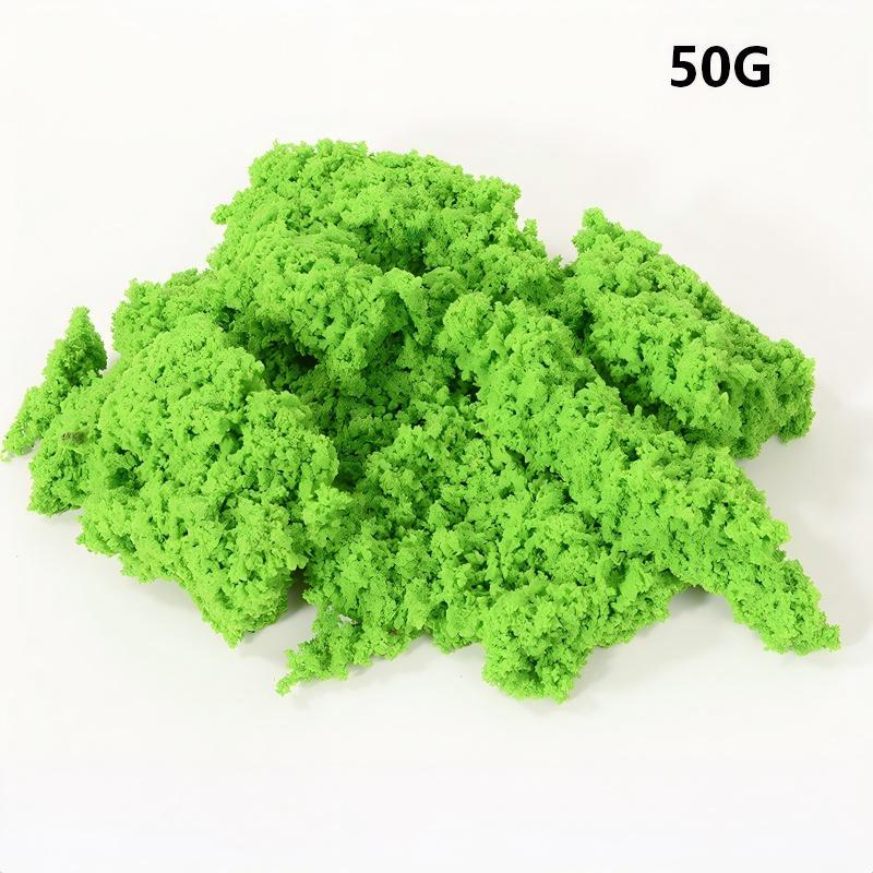 25/50G Sponge Tree Powder Simulated Bushes Shrub Tree Powder For Sand Table Model Diy Material Diorama Building Landscape Layout 50g light green