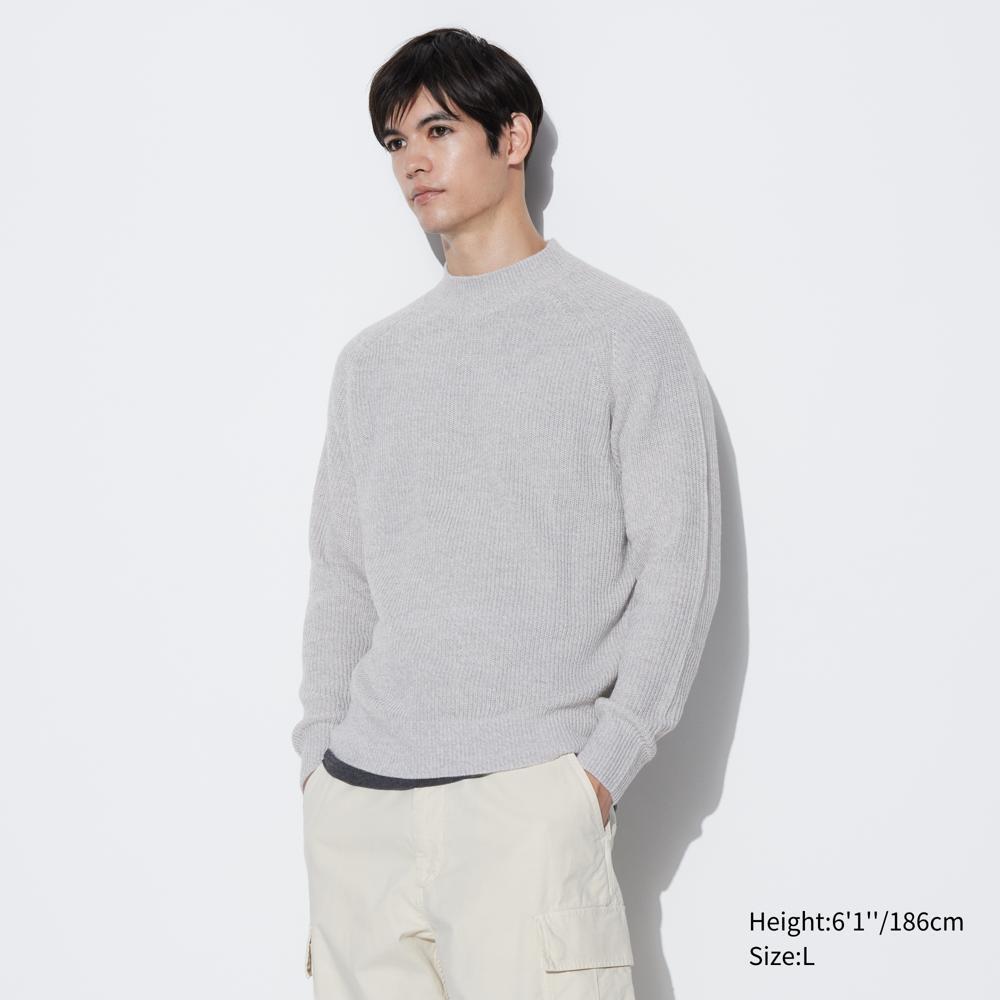 

Свитер средней толщины UNIQLO с воротником-стойкой (длинный рукав)