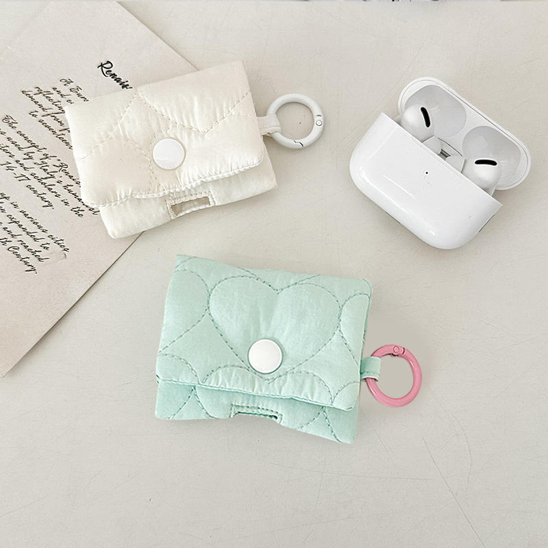 Bluetooth Headphone Case Headphone Storage Protective Soft Case Travel Organizer Bluetooth Headset New Cute with Buckle Bag
