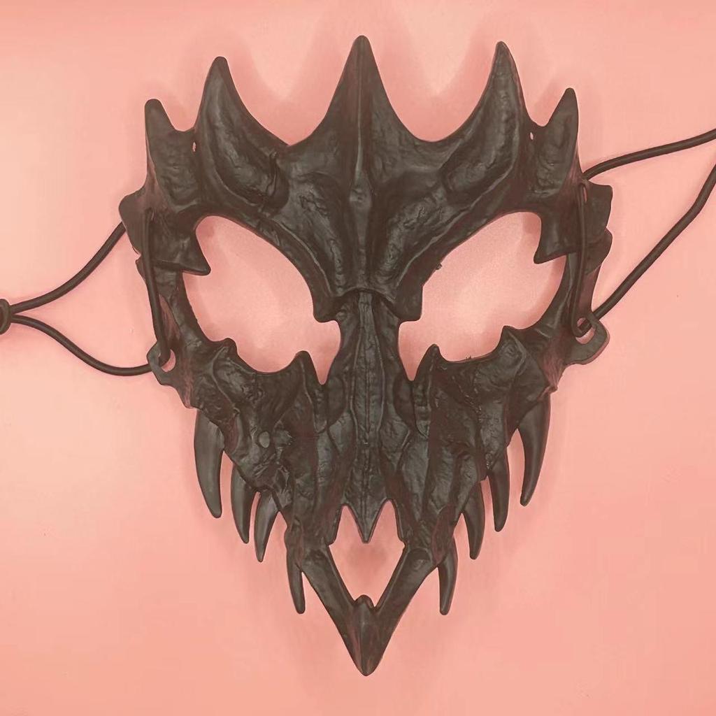 Halloween Monster Masks: Dragon, Tiger, Werewolf, Skeleton, Ghost.