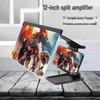 12-Inch HD Mobile Phone Screen Magnifier with Foldable Stand & Eye Protection