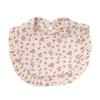 Baby Cotton Gauze Bibs With Ruffled Edge Soft Absorbent Drool Bib For Newborns Infants Toddlers Saliva Towel Burp Cloth