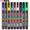 44 Colors Uni Posca PC-3M Paint Marker,0.9-1.3mm Fine Point Bullet Nib Graffitti Rock Painting Pen Acrylic Markers Art Supplies