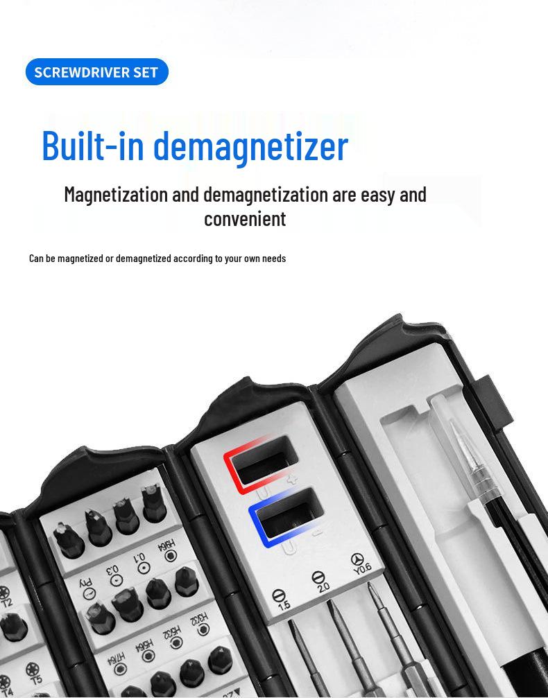 128-in-1 Precision Scroll Screwdriver Set for Electronics, Mobile Phones, and Computers