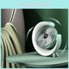 Stylish Colorful Led Desk Fan Portable Usb Rechargeable Mini Fan For Home And Office