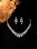 Elegant Crystal Necklace & Earrings Set for Weddings and Banquets