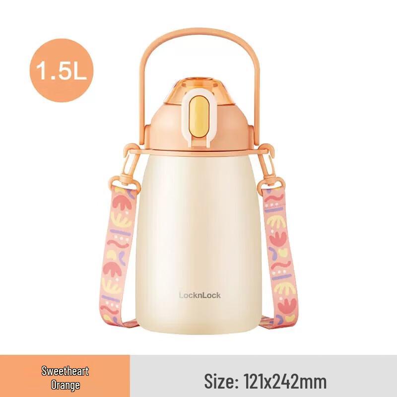 

Lock&Lock 316L Stainless Steel Insulated Straw Water Bottle